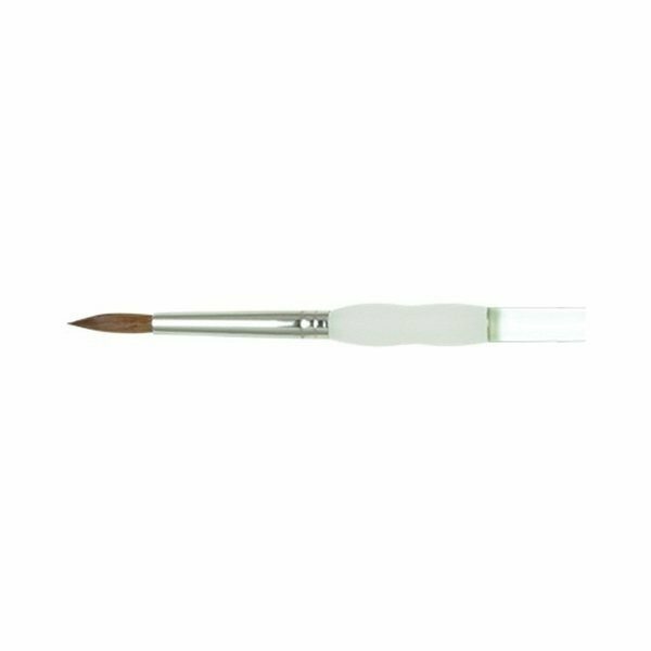 Royal Brush Soft Grip Synthetic Sable Short Handle Round 3/0 RYSG125030